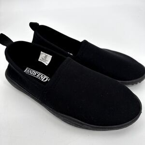 Lands End Black Aqua Water Sock Shoe Pool Water Aerobics Beach Black Womens 6